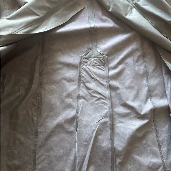 Bernardo plus size women’s 3X midi length raincoat GREEN rain coat hood belt NWT - Picture 5 of 9